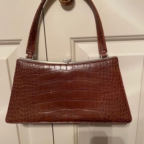 Elaine Turner brown leather handbag - Picture 8 of 11